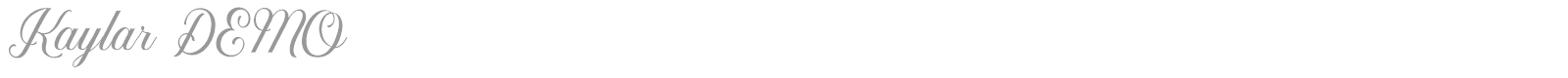 Kaylar font preview